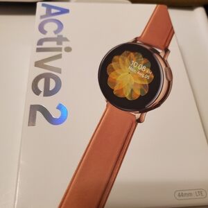 Samsung Galaxy Smart Watch Active 2 Black and Rose Gold Like New + Accessories